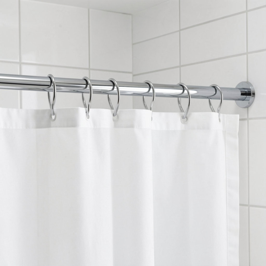 FreshHook 304 Stainless Shower Curtain Rings product photo